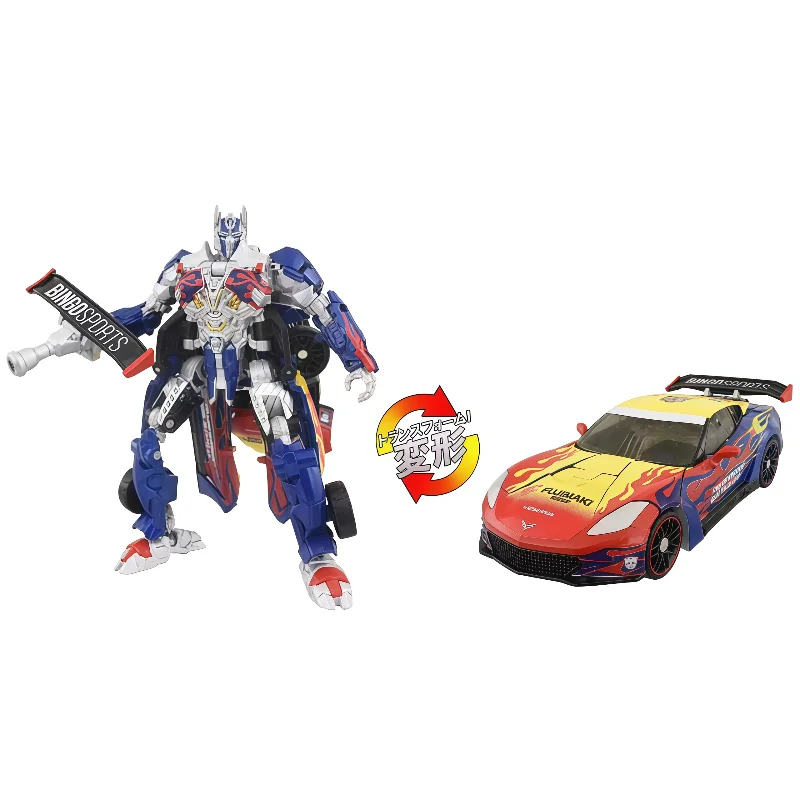 Op voorraad Takara Tomy Transformers Klassieke films BINGO SPORTS Optimus Action Figure Model Verzamel hobby's Speelgoed Vakantiecadeau