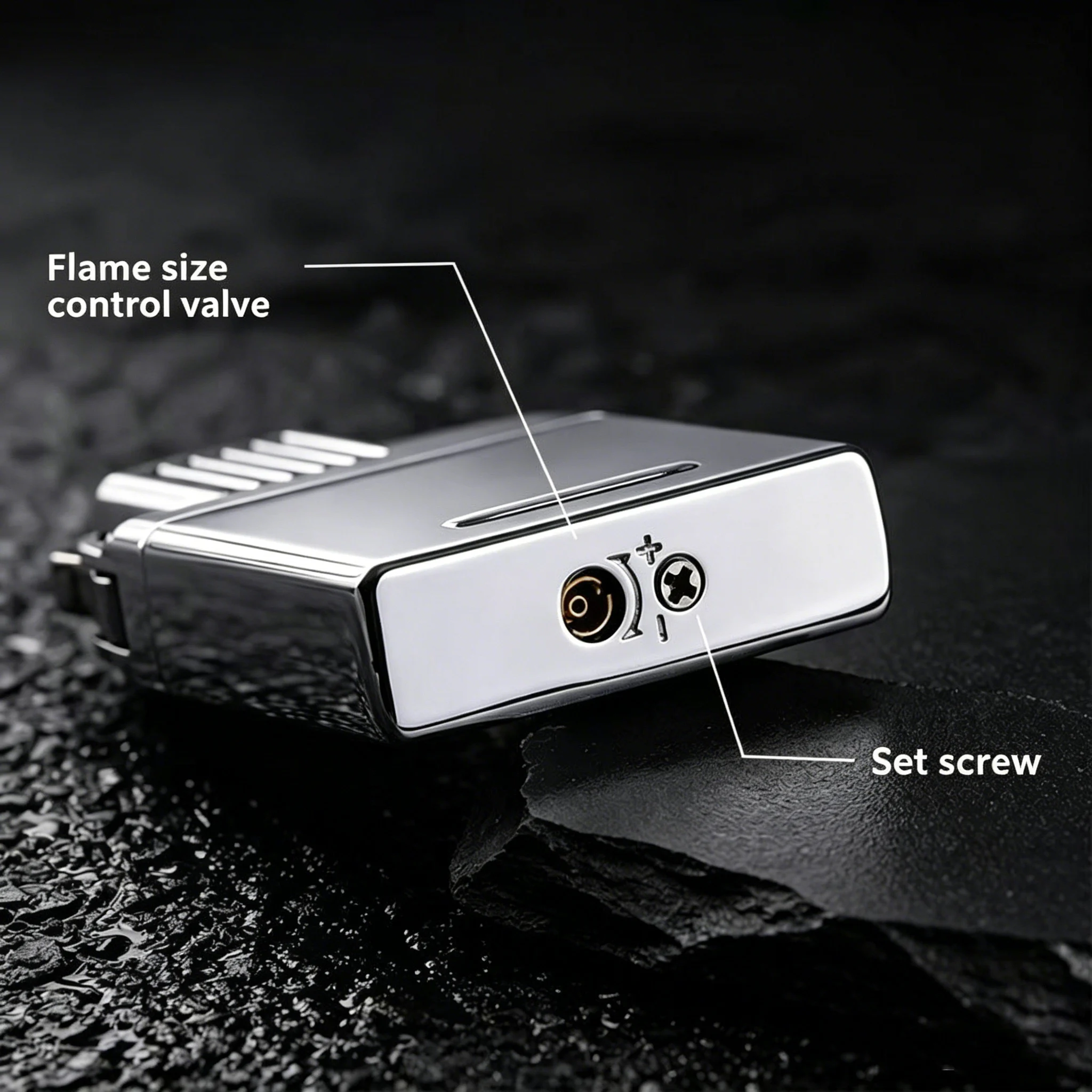 Metal Gas Insert 2-in-1 Soft Flame & Windproof Jet Fits Regular Zorro Zippo & Chief Lighters Durable Lighter Replacement Parts