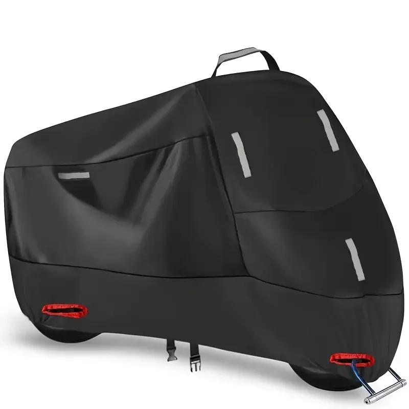 

1-Pack Universal Motorcycle Cover, Durable Windproof, Foldable Portable, Outdoor Travel Protector, Perfect Gift for Enthusiasts