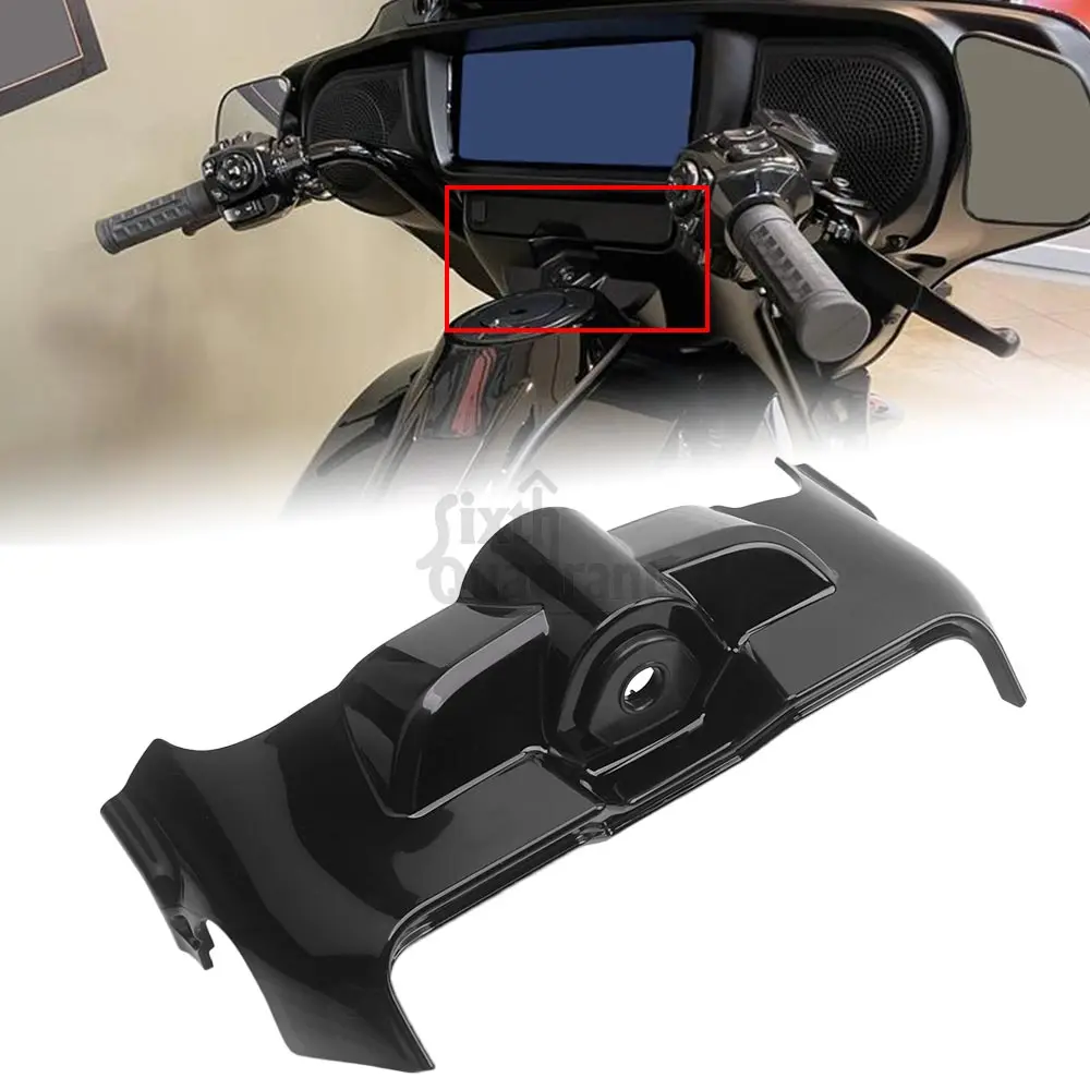 

Inner Fairing -Dash- Panel Cover Motorcycle ABS Plastic Gloss Black For Harley Touring Street Glide CVO 121 FLHXSE 2023 24-later
