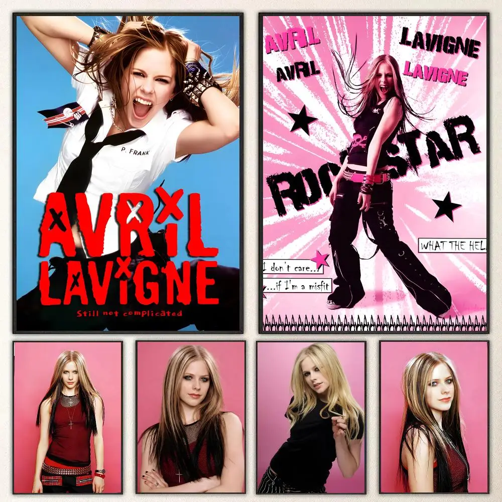 Singer Avril Lavigne Poster High-definition  poster stickers, suitable for bedroom, living room, home decoration