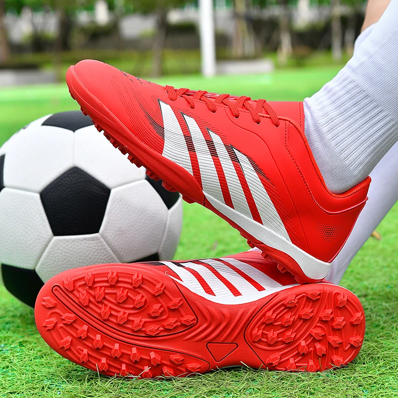 

Men TF/FG Football Field Boots Professional Society Futsal Soccer Shoes Booties Comfortable Indoor Unisex Original Sneaker Match