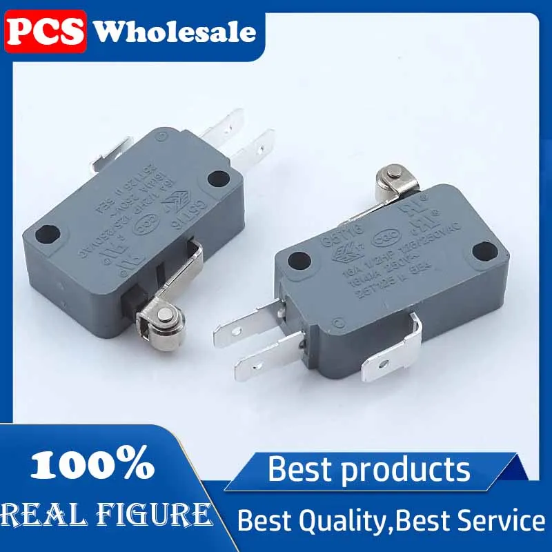 G5T16 Travel limit 3-pin mechanical microswitch with short wheel handle 16A250VAC