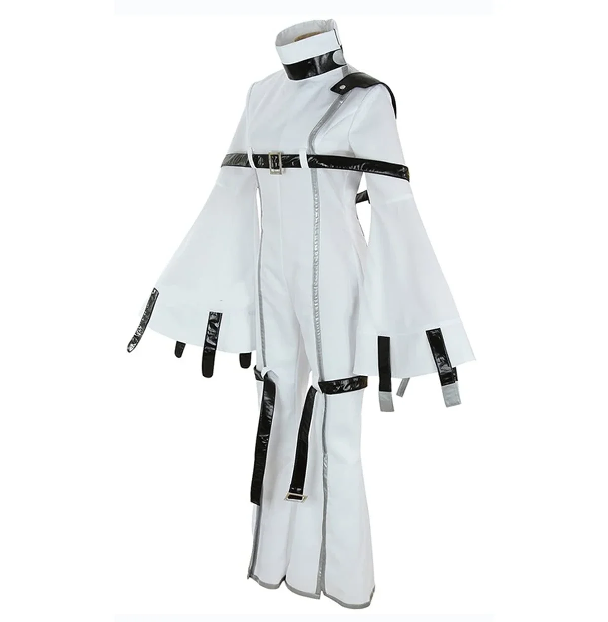 SingXeng Anime Lelouch of the Rebellion Cosplay Costume White Strait-Jacket Jumpsuits Customize Halloween