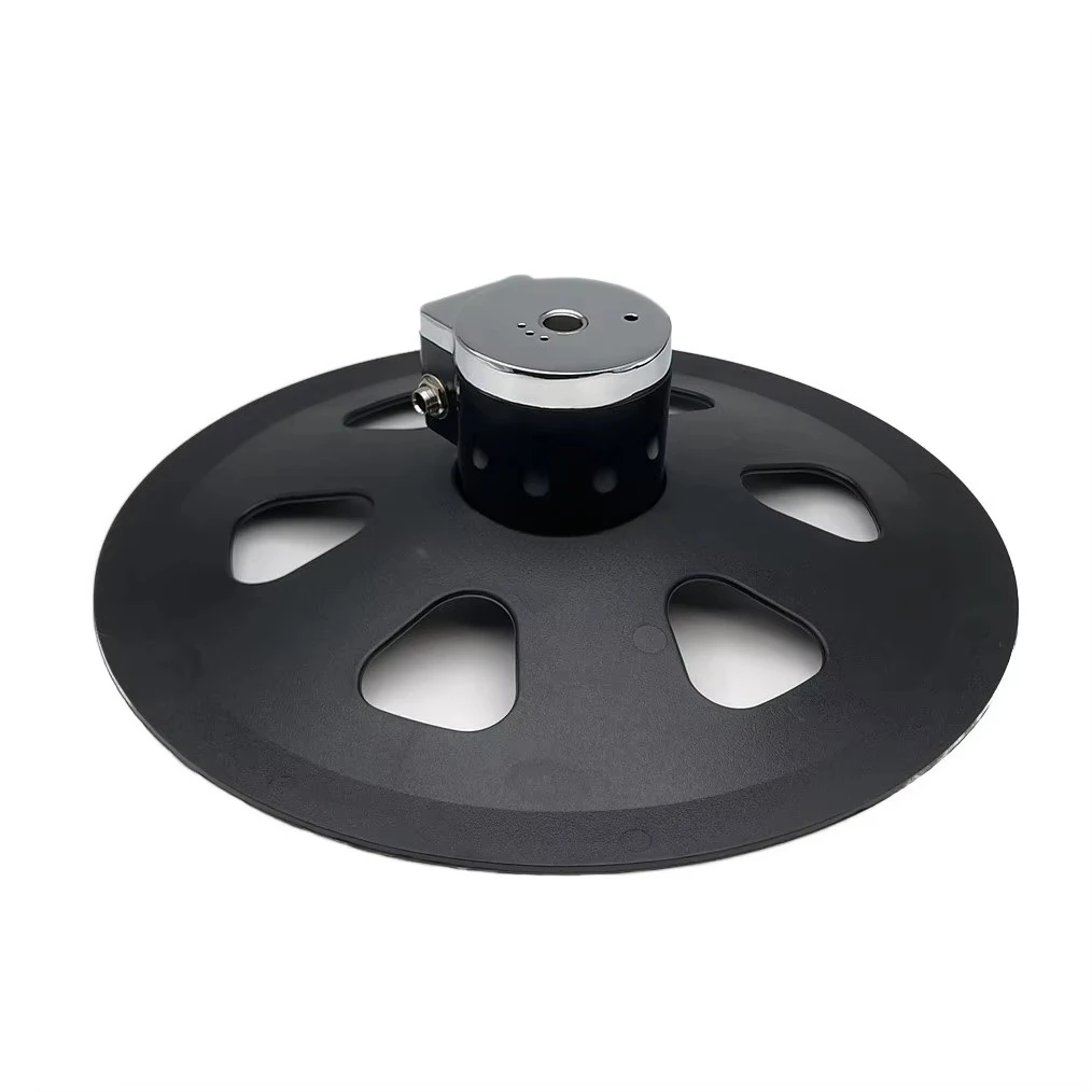12-inch electric drum set with treble cymbals, metal construction, 360-degree force sensor trigger and piezoelectric trigger