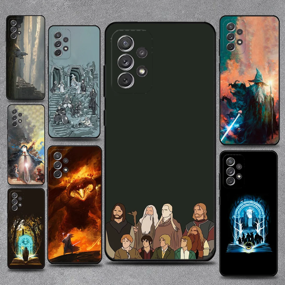 

Movie The L-Lord R-Rings Phone Case For Samsung S25,S24,S21,S22,S23,S30,Ultra,S20,Plus,Fe,Lite,Note,10,9,5G Black Cover