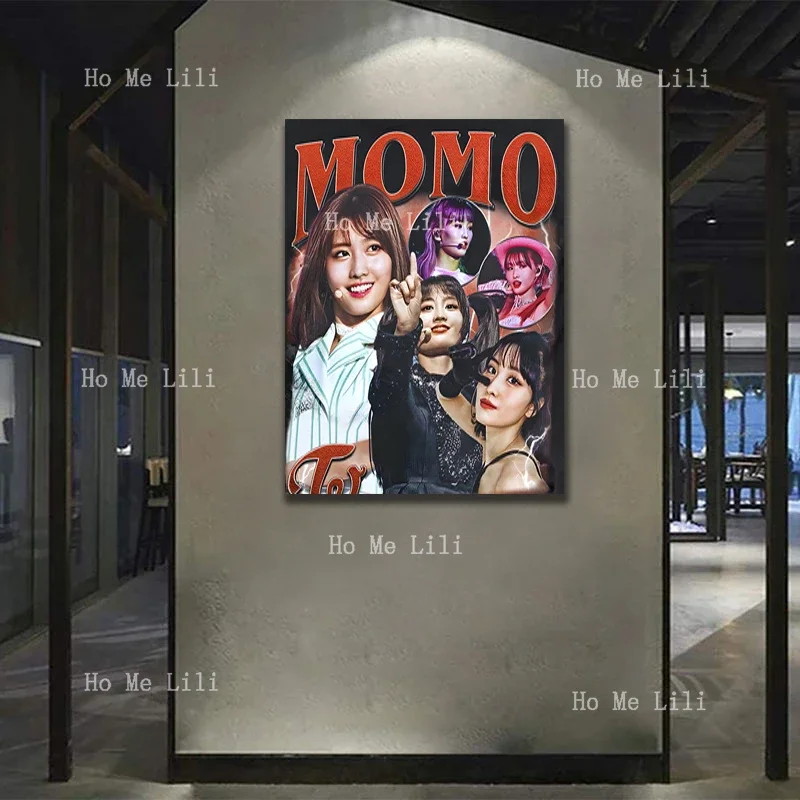 Limited Momo Twice Vintage Twice Poster Painting Canvas Wall Art Living Room Bedroom Decoration