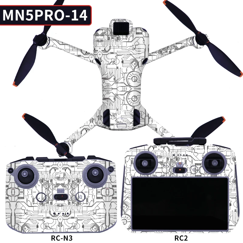 

Decorative Sticker for DJI mini 5pro,Waterproof Skin Sticker for DJI mini 5pro Drone and Controller Anti-Scratch Protective Film