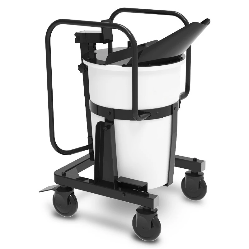 Factory direct sales 100L plastic mixing tank electric mixing 4 wheels will carry stainless steel liner wholesale