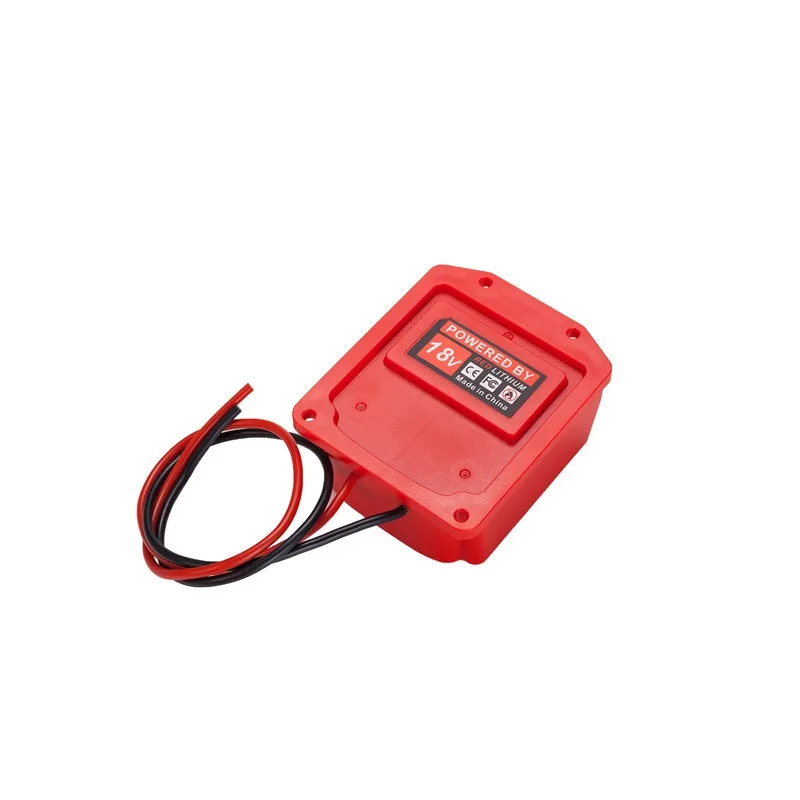 For Milwaukee 18V Battery DIY Power Supply Wheel Adapter Dock Holder with Fuse for RC Toys Lithium Battery Adapter Connector