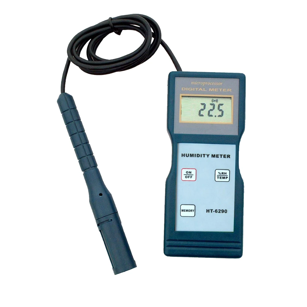 Digital display temperature and humidity meter HT-6290 environment temperature and humidity meter 0.1%RH ~ 95% RH -10 °C ~ 60°C