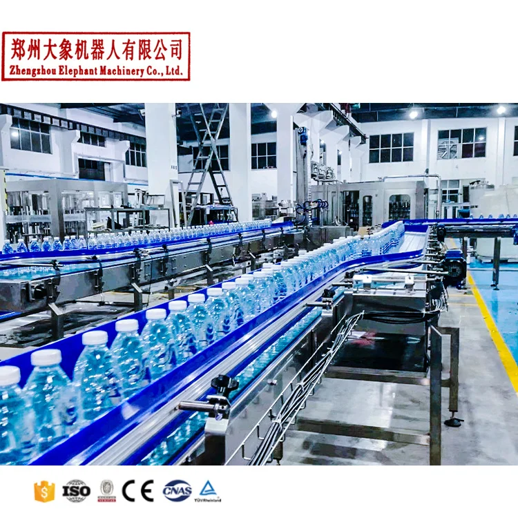 3in1 Water Glass Bottle Filling Machine 8-8-3 Model Machinery Production Line Water Filling Machine