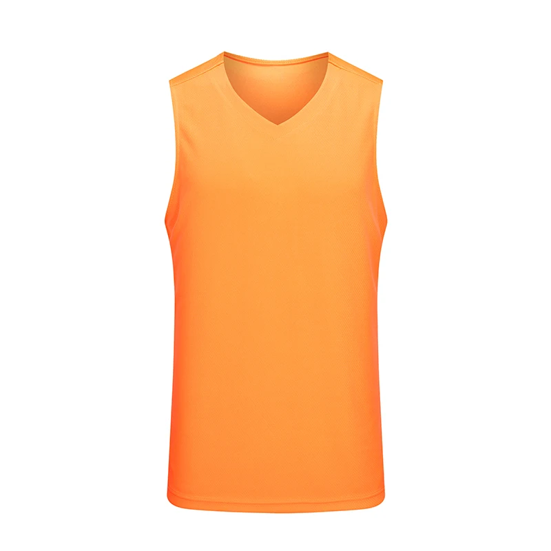 V-neck Sleeveless Basketball Shirts Sports Gym Running Large Size Vest Quick Dry Group Purchase Tank Top Customize Logo Pattern