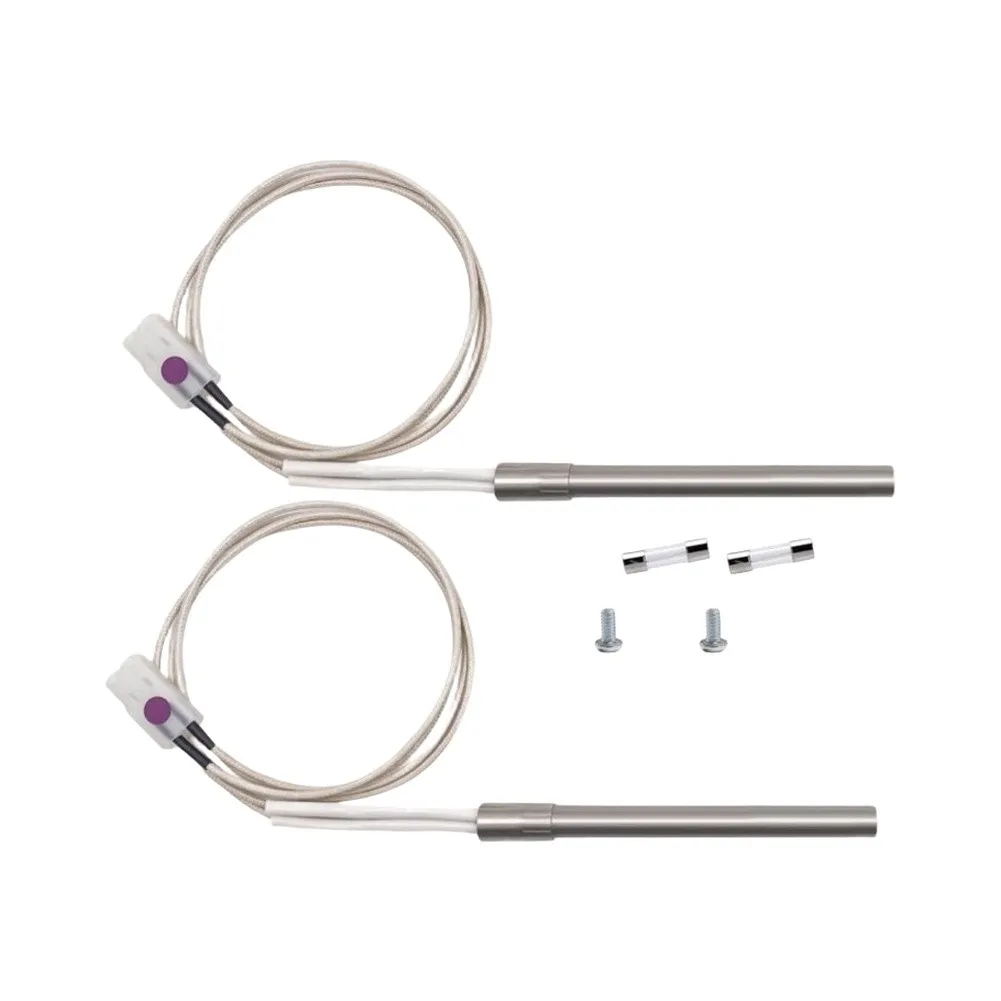1/2Pcs Igniter Hot-Rod Oven Igniter Kit For Pitboss For Hot-Rod Igniter Cooking Starts 70112 PG24-21 With Screws And Fuses
