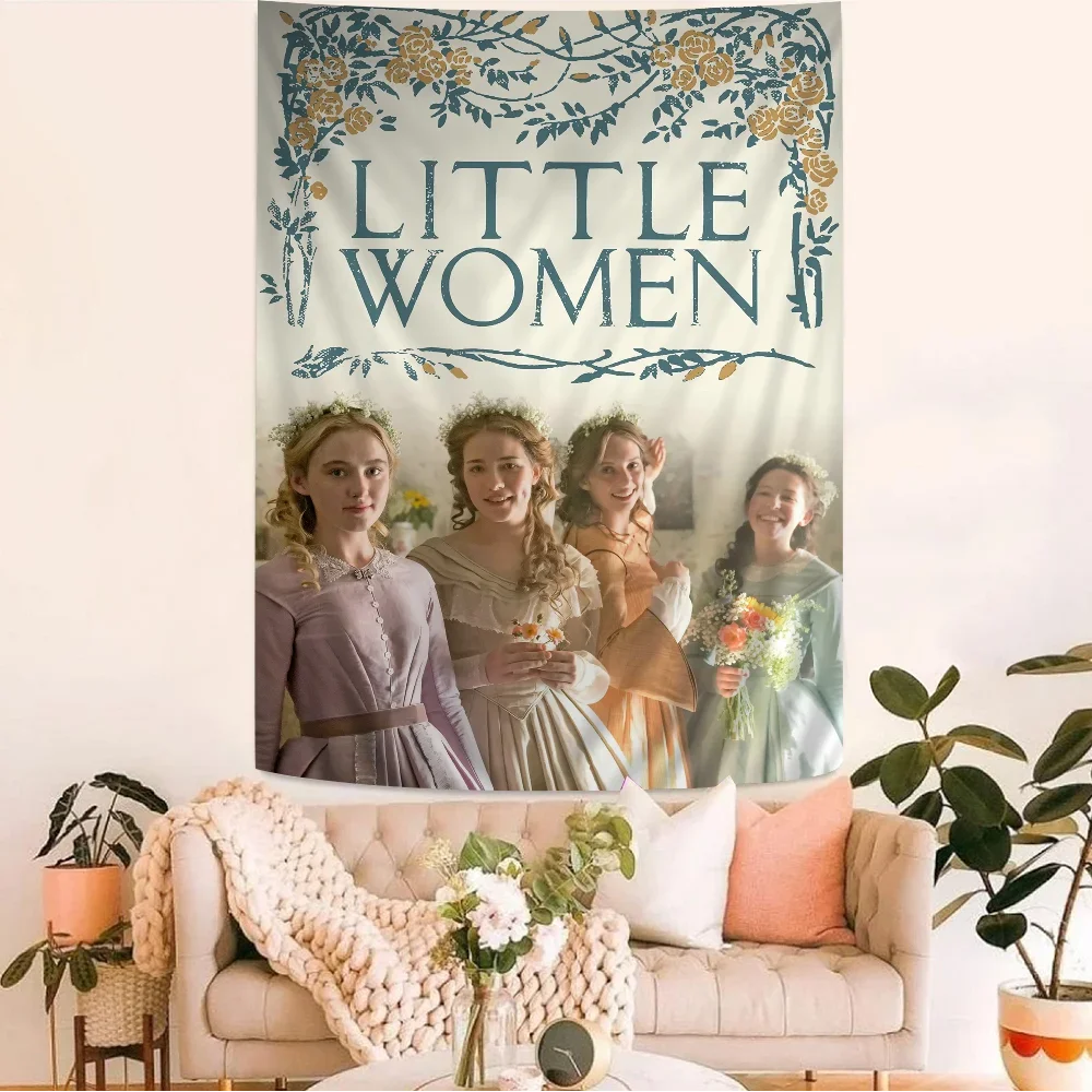 L-Little Women Printed Large Wall Tapestry Cheap Hippie Wall Hanging Bohemian Wall Tapestries Mandala Home Decor