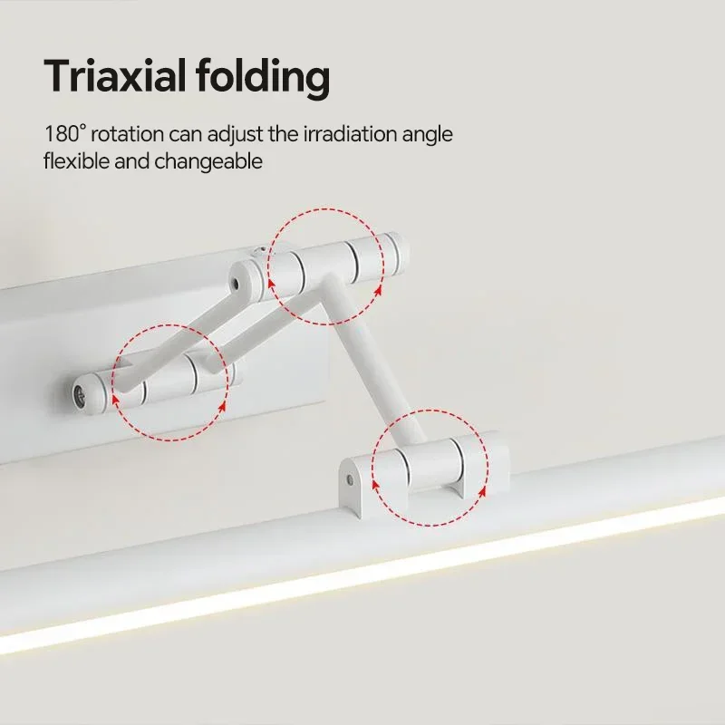 Modern LED Wall Lamp for Bedroom Bathroom Mirror Closet Kitchen Study Telescopic Indoor Sconce Decor Lighting Fixture Luster