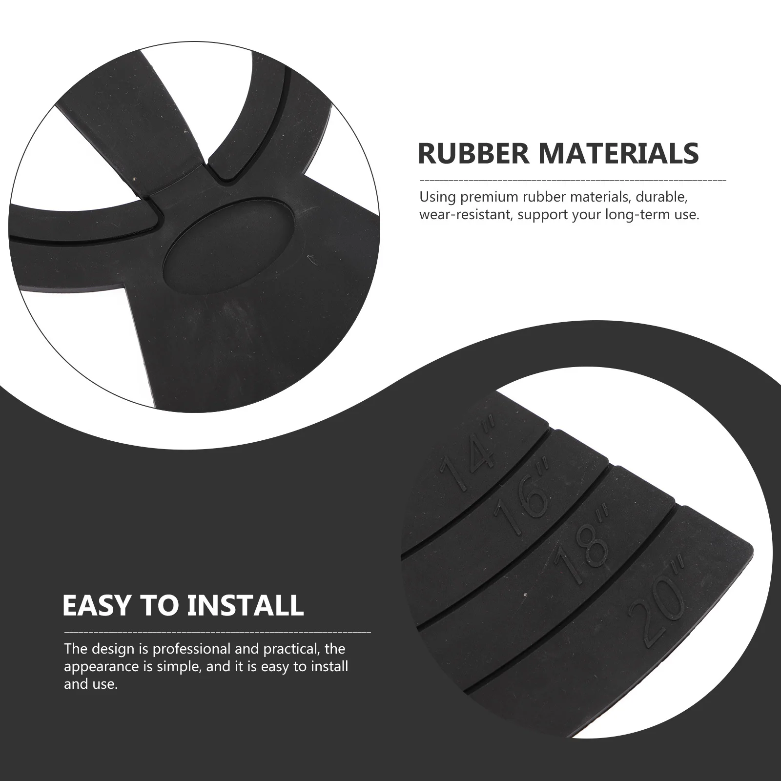 

Drum Set Mute Pad Flexible Durable High Easy Installation Practice Convenience Lower Volume Safe Long Term Use