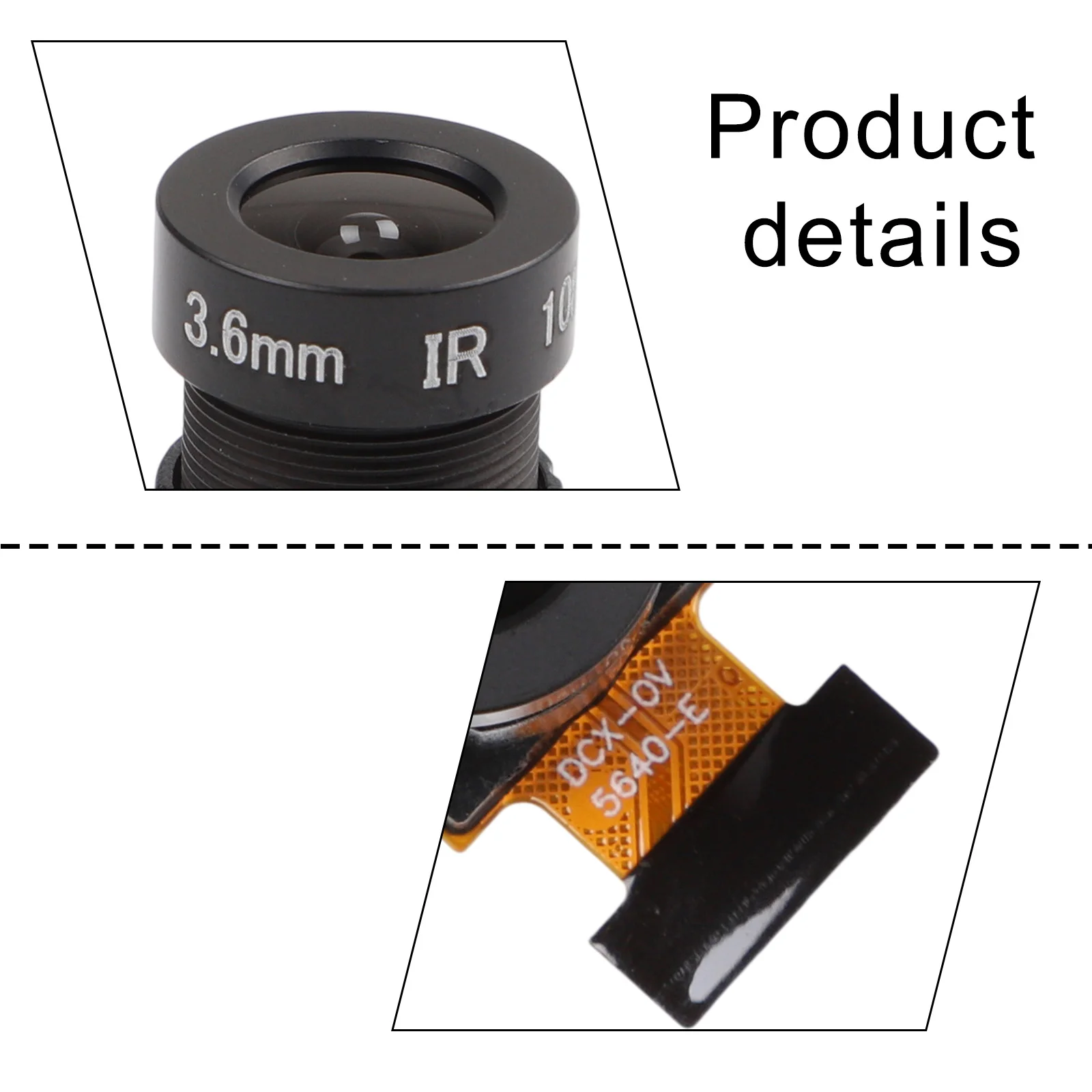 For Video Recording USB Camera 5MP Camera Module Home Security Robotics Imaging Noise Reduction UVC Protocol Compatibility