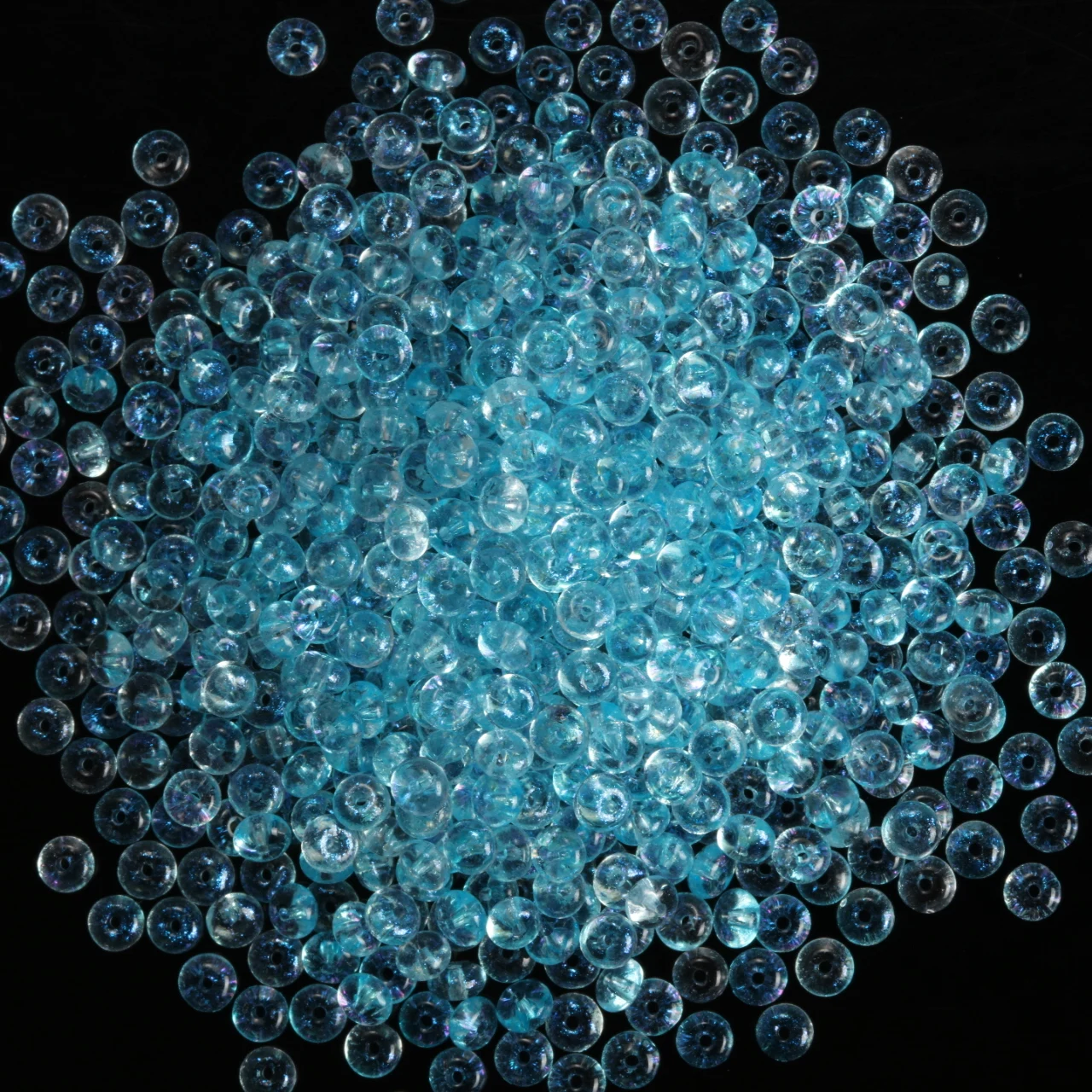 Jewelry Making Classes - 2x4mm AB Glitter Abacus Class Beads,