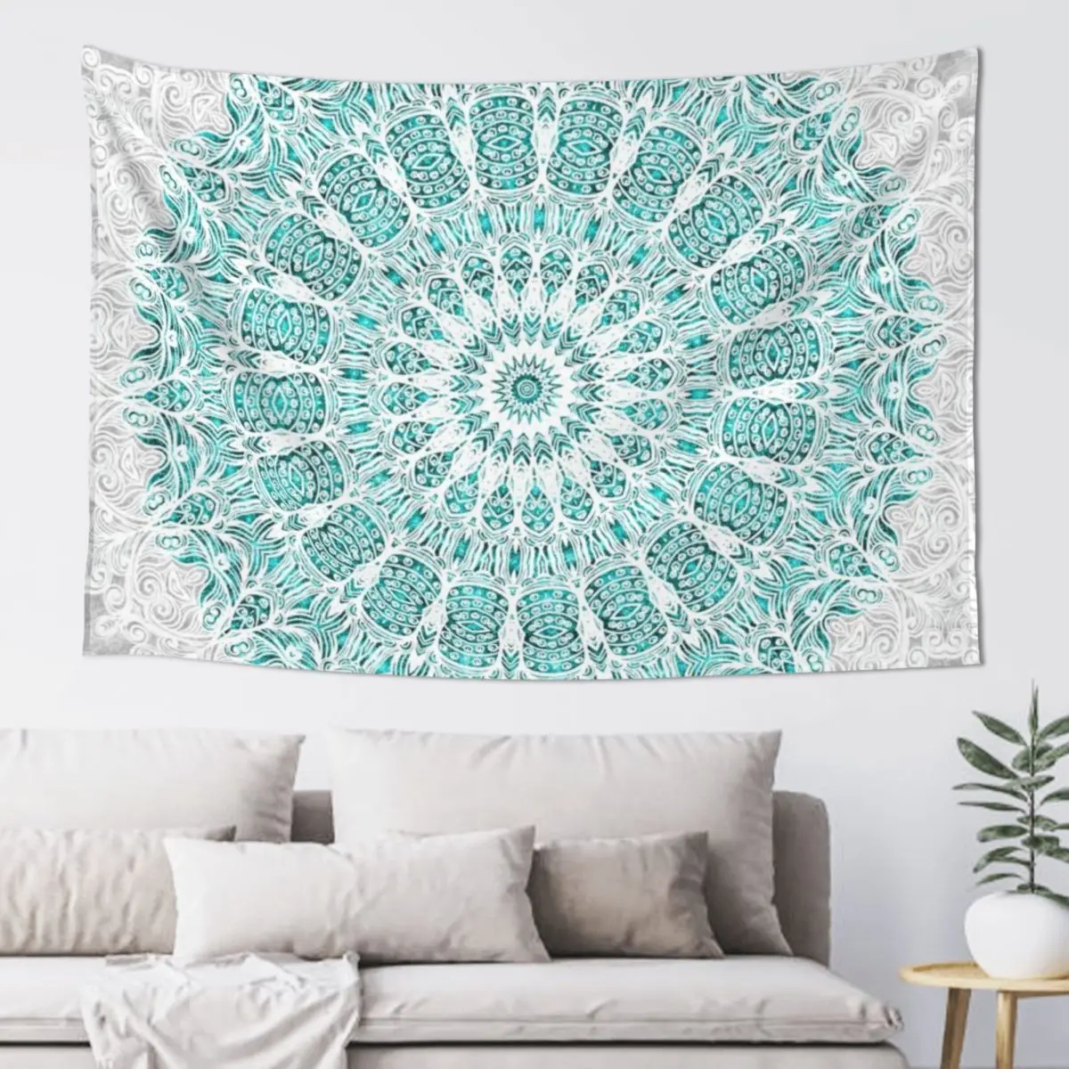 

A Glittering Mandala Tapestry Room Decor Decorations For Room Room Decoration Korean Style Tapestry