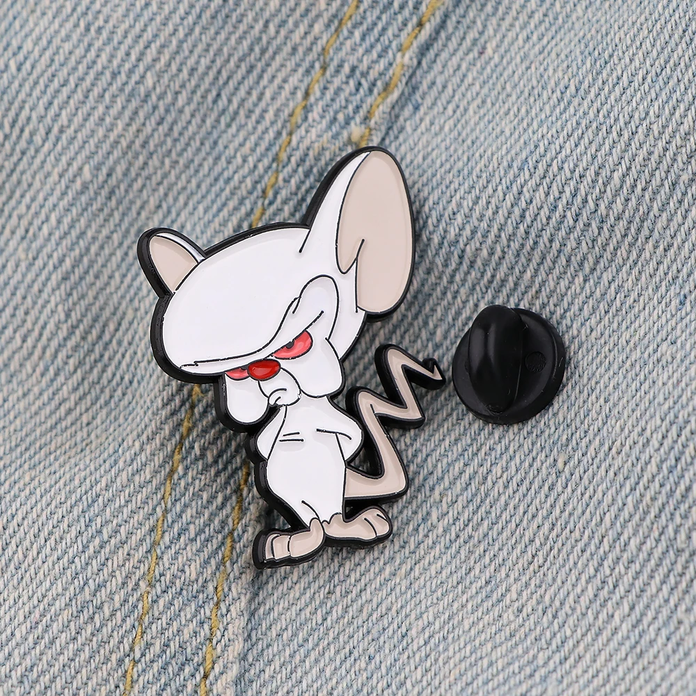 Funny Cartoon Enamel Pins Comedy Genius Madman Brooches Clothing Backpack Lapel Badges Fashion Jewelry Accessories Gifts image 2
