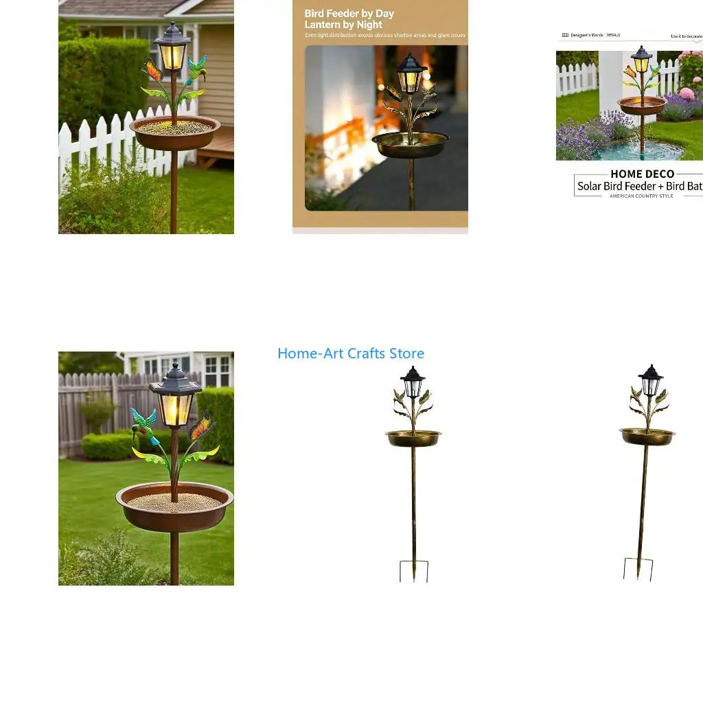 Y3NA Permanent Iron brightened Bird Water Station For Attracting Wildlife To Your Yard