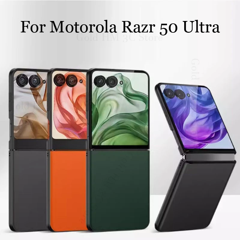 

Coque For Motorola Razr 50 Ultra 5G Leather Shockproof Phone Flip Case For Moto Razr 50 40 Ultra Razr5 Gen 5 4 Protection Cover