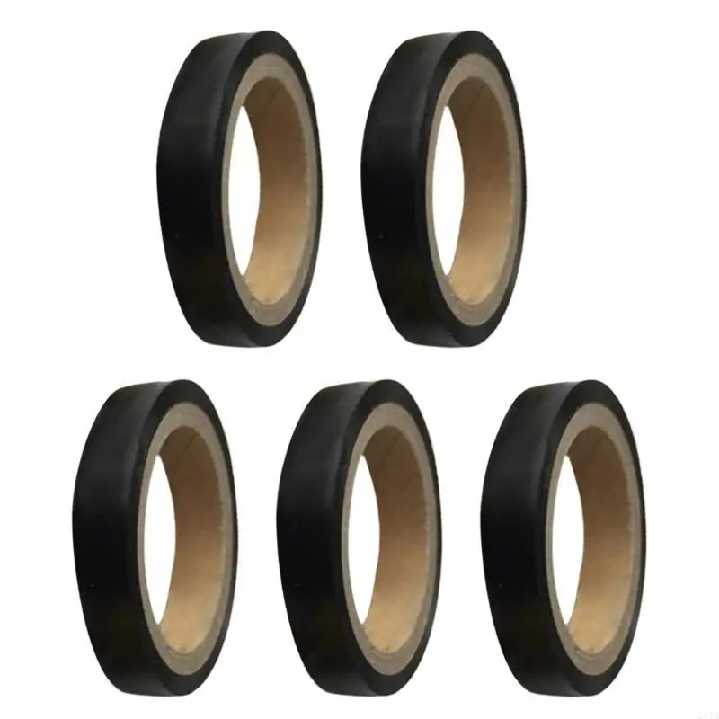 5 Roll Racquet Finishing Tapes Badminton Squash Compound Sealing Tape Sweat Sealing Special Band Tape Easy to Use 