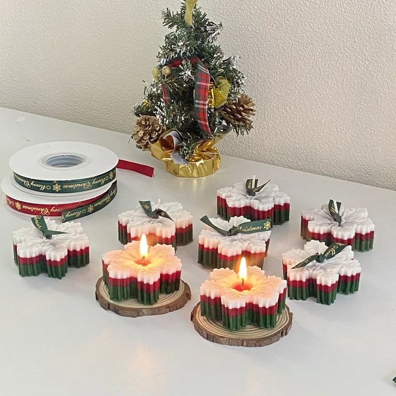 Christmas Snow Scented Candle Romantic Atmosphere Decorative Sense Layout Props Scented Candle