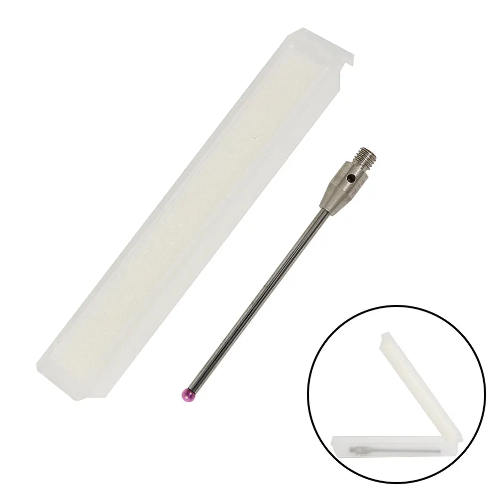1pcs 2mm CMM for dial Test Indicator for touch Probe Steel for m3 Thread Probe for stylus Ball Tips Carbide Rod A-5003-0053 - view 3