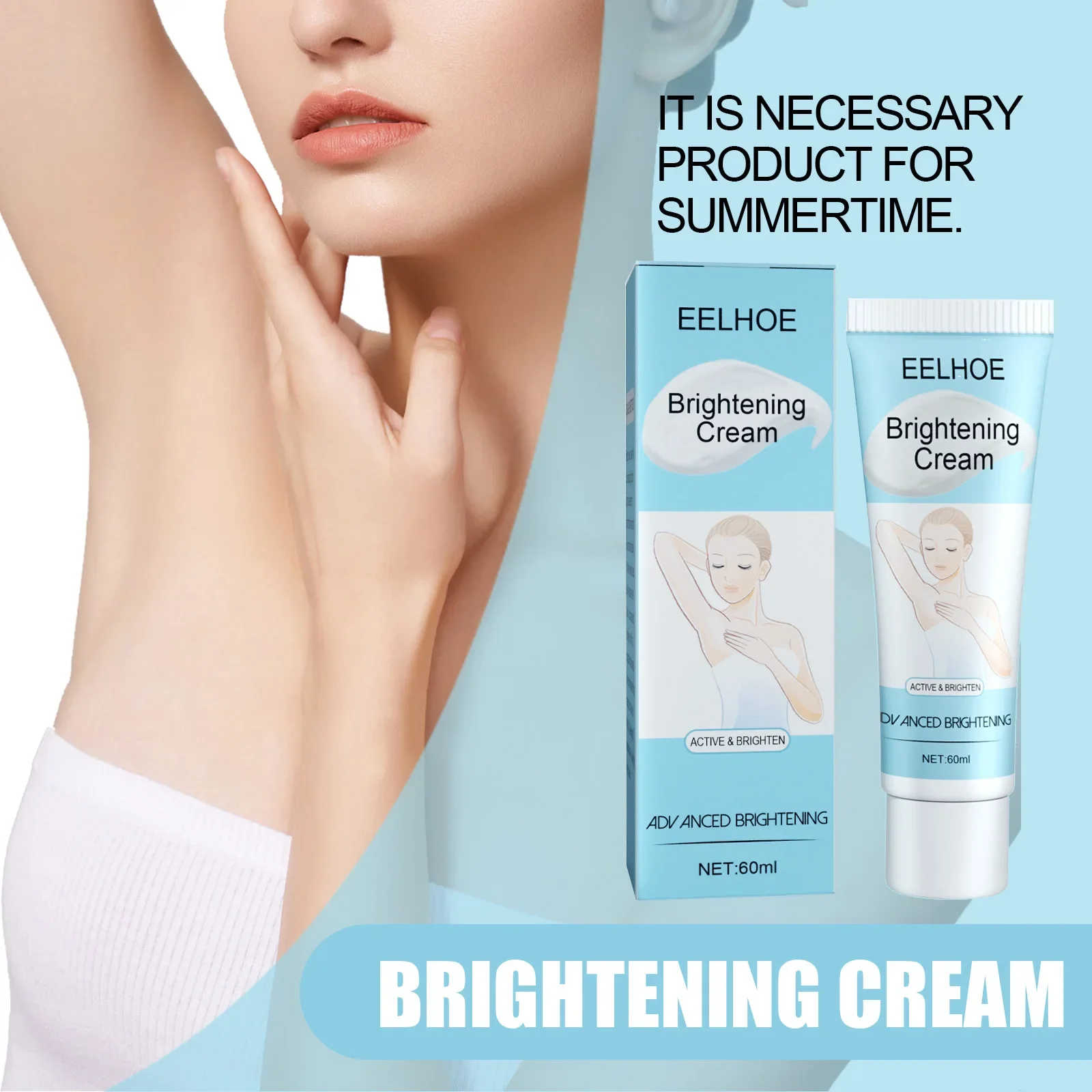 

Eelhoe Underarm Skin Cream Armpit Cream Brightening and Moisturizing Moisture Replenishment Skin Cream Body Lotion Concealer