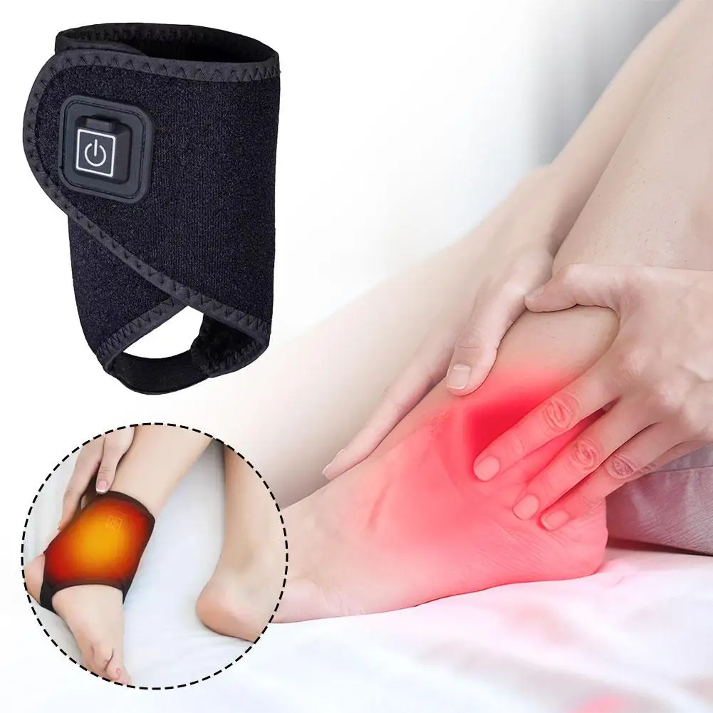 

Electric Heat Ankle Brace For Sprain Recovery, Hot Compress Ankle Joint Brace, Mugwort Therapeutic Heating Ankle Brace