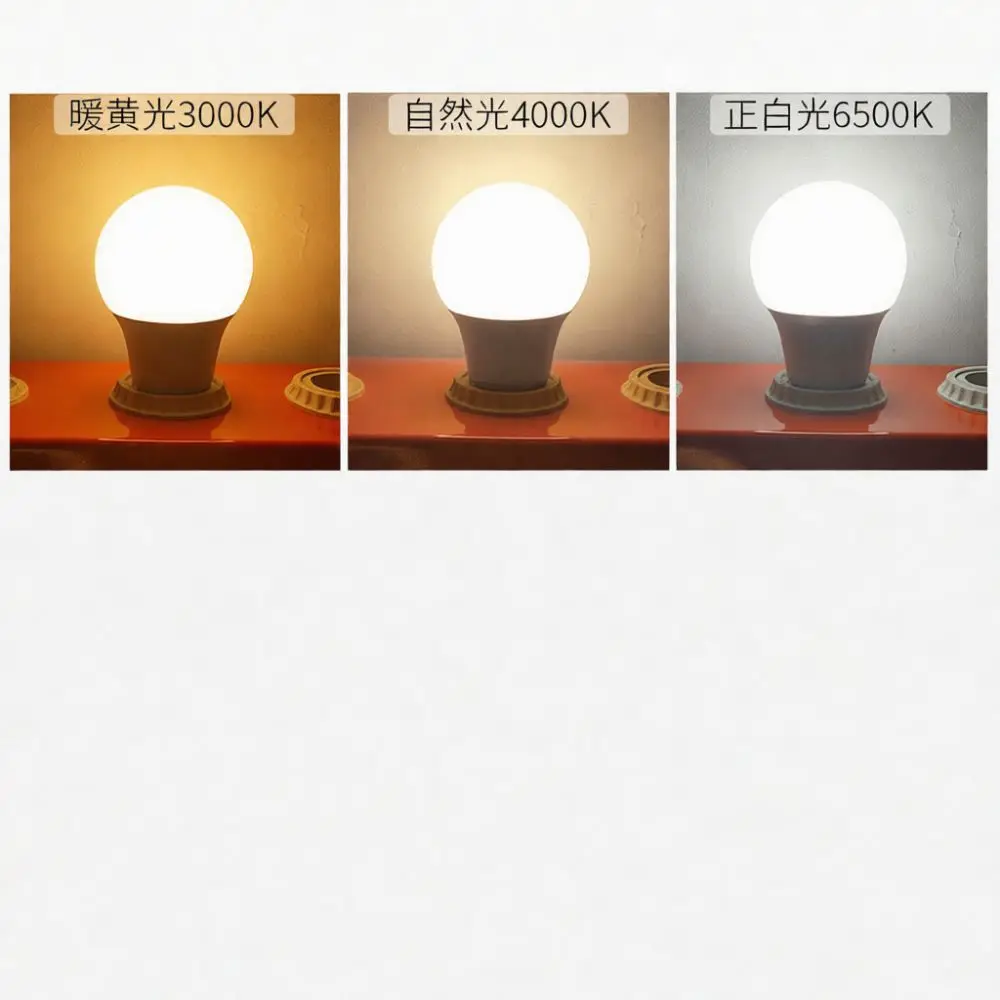Professional LED Bulb A60 Lamp E27 B22 3W 24W Energy Efficiency Plastic Aluminum Stable Lighting For House Room