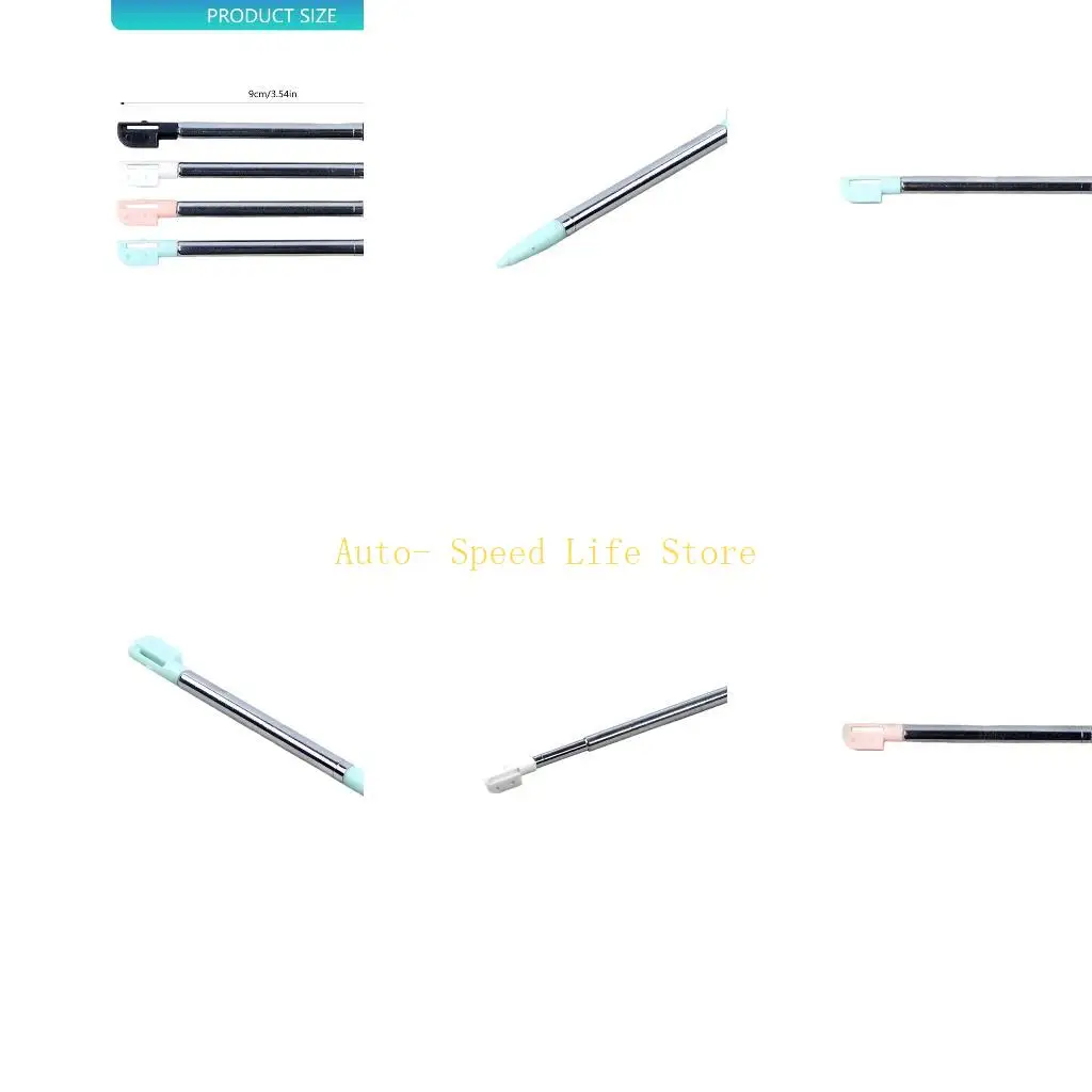 02DA High Sensitivity Retractile Touch Pen Metal Plastic Gaming Accessory Ergonomic Design Portable Size Suitable Intense Play