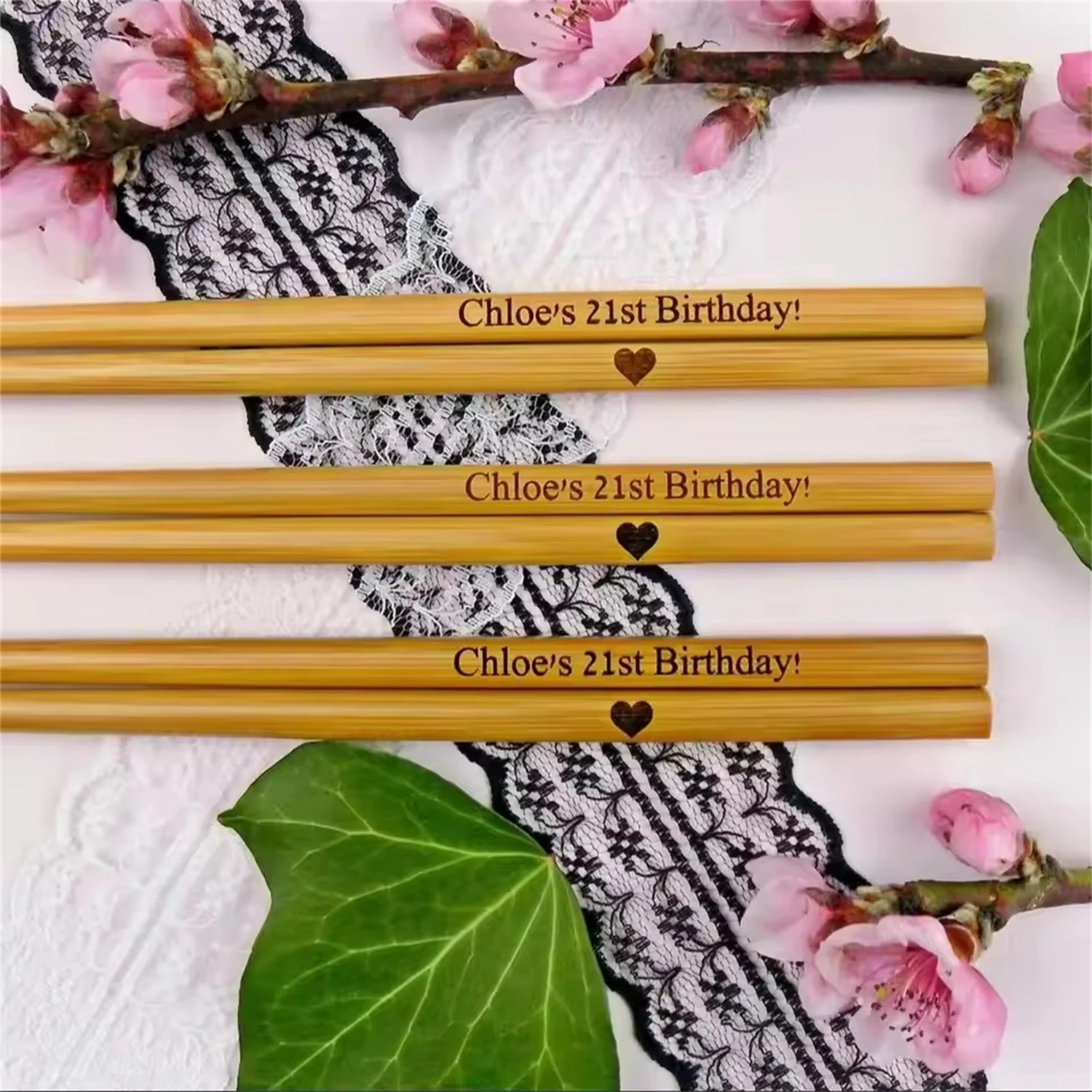 

100pr New Personalized Chopsticks, Save the date, Wedding Favor Chopsticks, Engraved Chopsticks, Wedding Gift, Party Favors, Bul