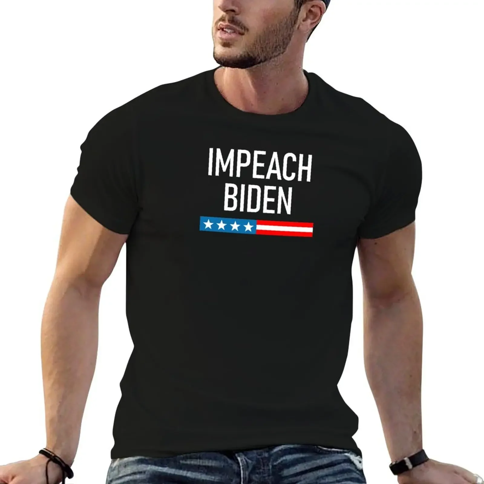 Impeach Joe Biden T-Shirt cute tops Short sleeve tee graphic tee shirt basketball graphic tees shirts men graphic