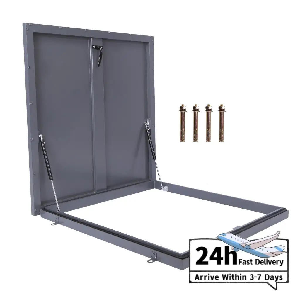 

Крышка люка для доступа на крышу коммерческого назначения, 31,5 дюйма (длина) x 31,5 дюйма (ширина), из оцинкованной стали, для подвалов и промышленных объектов