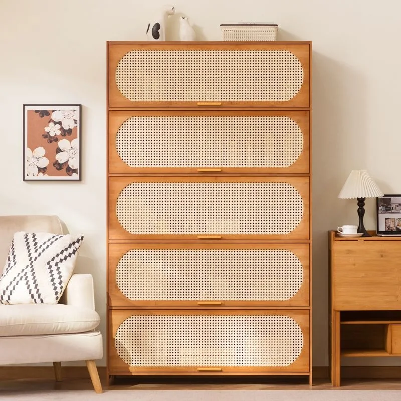 Household Bedroom Bedside Cabinet Shelf Storage Cabinet Locker Bucket Cabinet Living Room Wall Bookcase