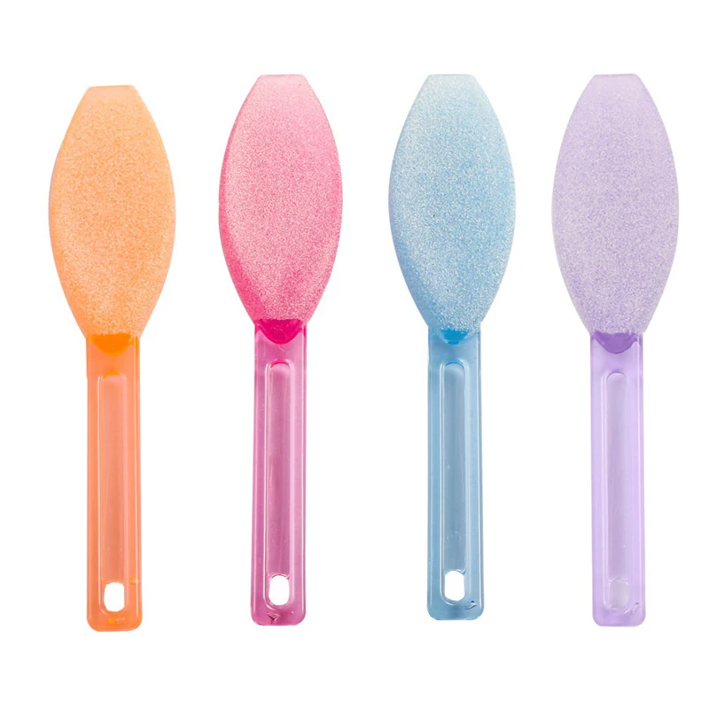 【HBS-7】Double Sides Foot File Rasp Pedicure Tools Dead Skin Callus Remover Plastic Handle Scrubber Brush Pedicure Tools