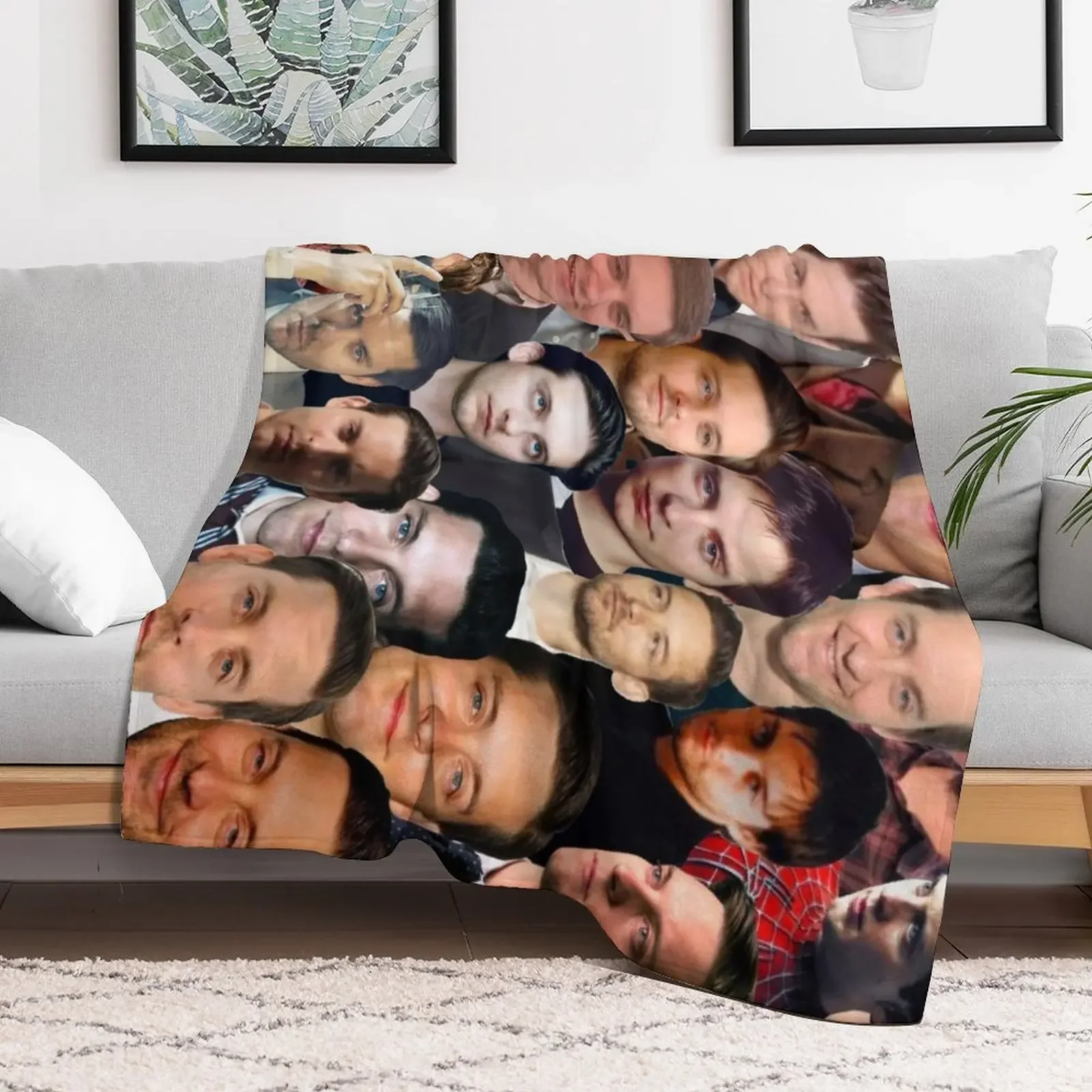 Tobey Maguire Photo Collage Throw Blanket blankets ands Comforter Warm For Sofa Thin Blankets