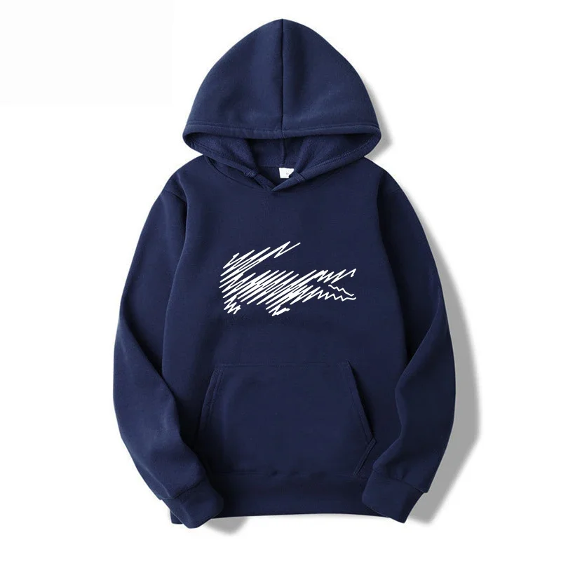 

2025Men's Hoodie Sweatshirt Fashion Print Black Gray Pink Hooded Hip Hop Wool Hoodie Men's Brand Hoodie Street Clothing