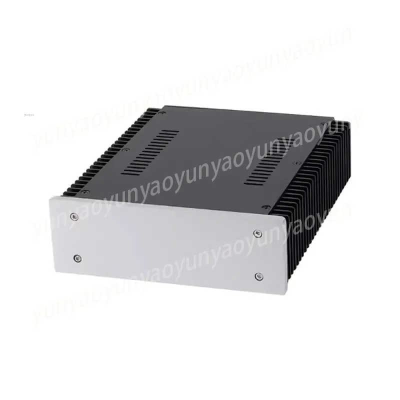 

All-Aluminum DIY Audio Chassis Case with Side Heat Sinks for Amplifier, DAC, Headphone Amp, Preamplifier