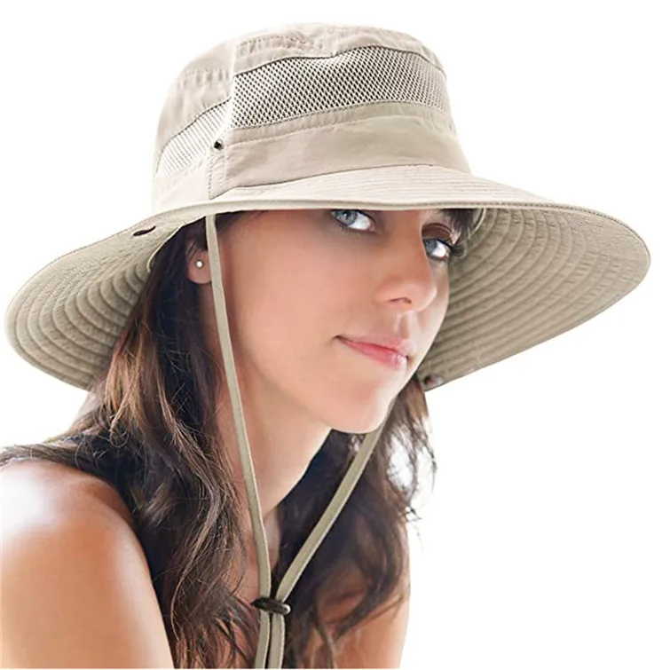 Hat Solid Color Large Along The fisherman\'s Hats Outdoor Breathable Basin Cap Sun Hat Summer Men And Women Sand Hard Caps