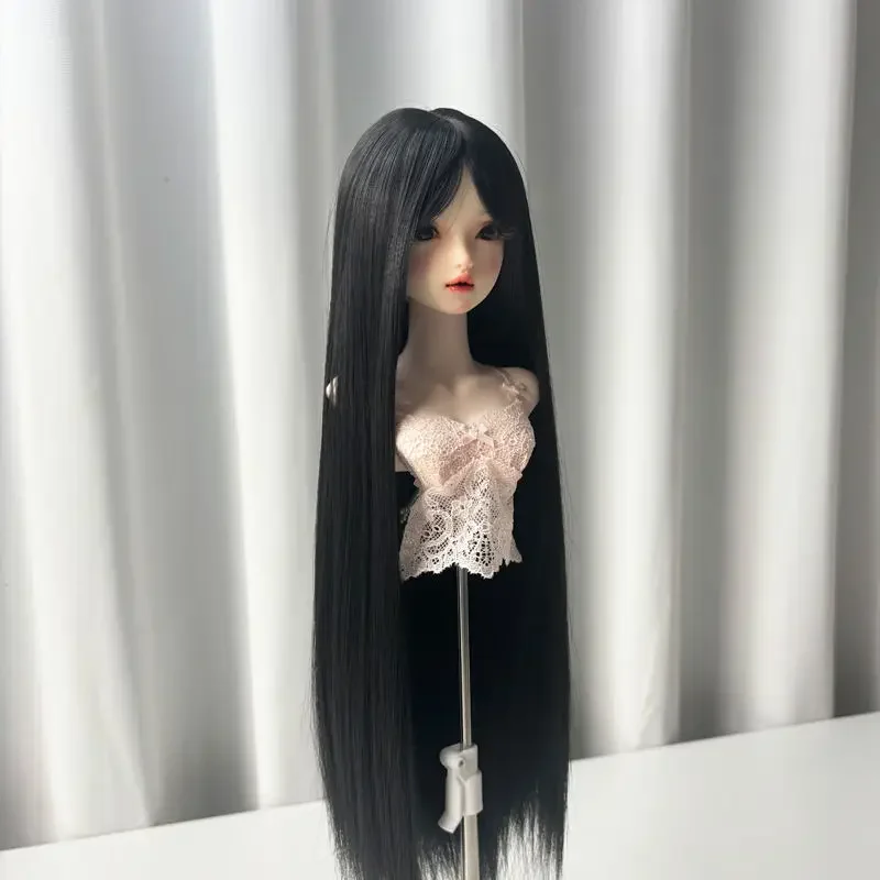 Fashion 1/3 1/4 1/6 Doll's Wig for 60/45/30cm Bjd Doll Long Straight Hair Dress Up Girl Toys Play House Doll Accessories,no Doll