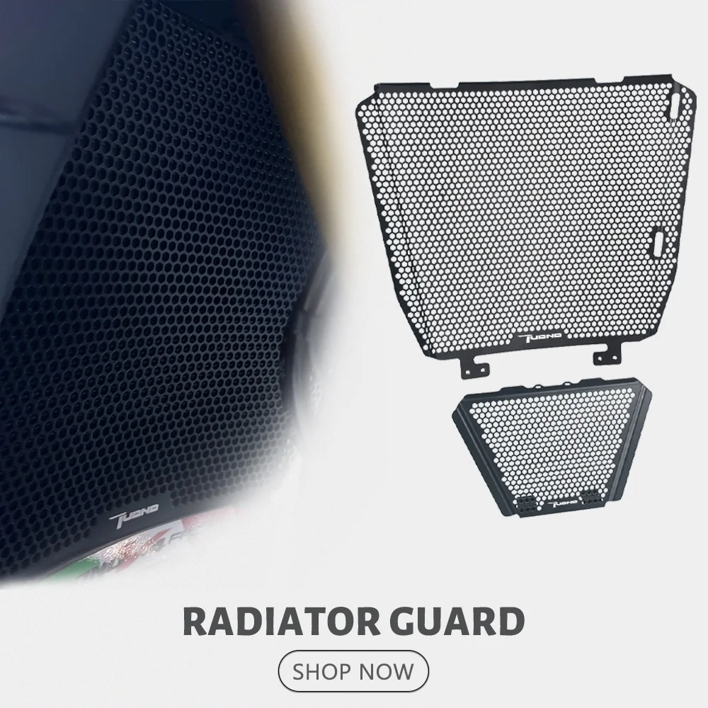 Radiator Guard Oil Cooler Guard Cover Accessory FOR Aprilia Tuono V4 1100 Factory 2015-2024 2017 2018 2019 2020 2021 2022 2023