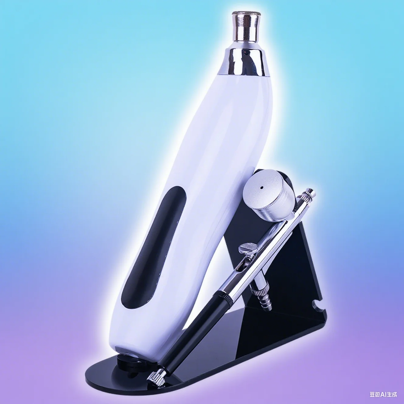 

Advanced Facial Body Exfoliator with 9 Interchangeable Heads Peeling Moisturizing Spray Stretch Mark Care Portable USB Charging