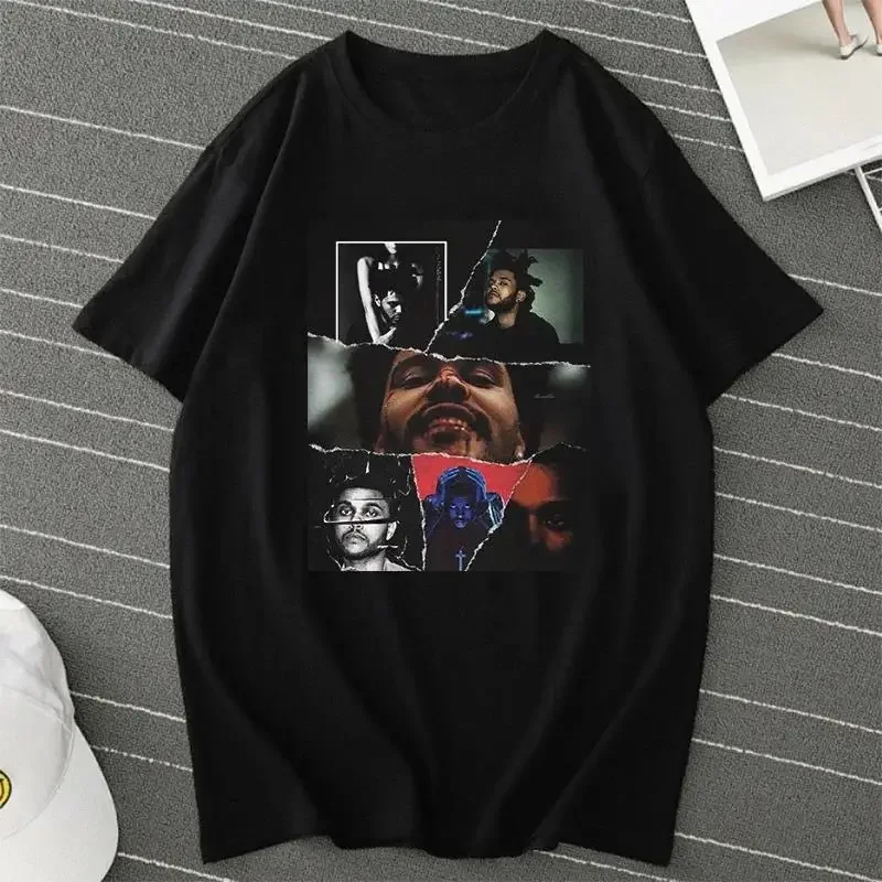 The Weeknd Graphic Print T Shirt Vintage 90s Men Woman Hip Hop Streetwear Short Sleeve Plus Size T Shirt Unisex