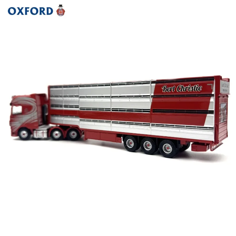 Diecast OXFORD 1:76 Scale DAF-XF Euro 6 Livestock Transport Truck Alloy Car Model view 5