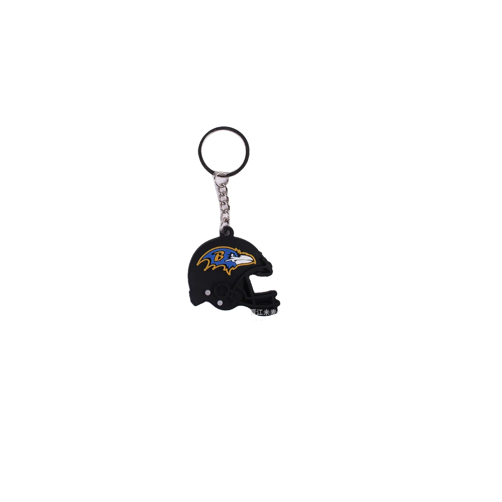 PVC Key chain Helmet Football nfl Keychain Car Key Holder Bag Backpack Charm Accessories Gift