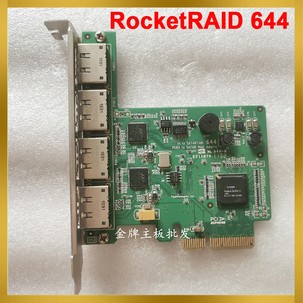 

RocketRAID 644 ESATA 6Gb/s Card Stable Performance